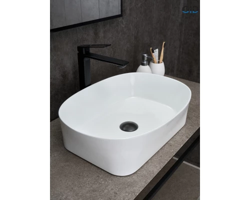 Раковина Gid N9028 51233 накладная белая 53x36x14