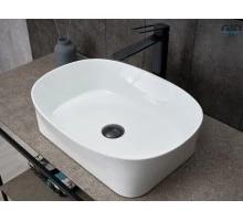 Раковина Gid N9028 51233 накладная белая 53x36x14