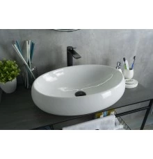 Раковина Gid N9030a 51114 накладная белая 60x41x15