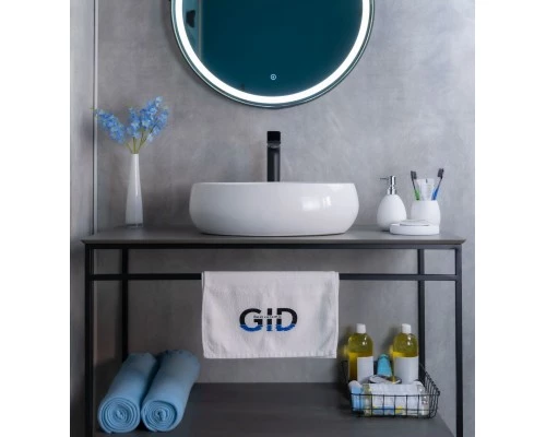 Раковина Gid N9030b 51115 накладная белая 48x34x15