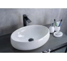 Раковина Gid N9030b 51115 накладная белая 48x34x15