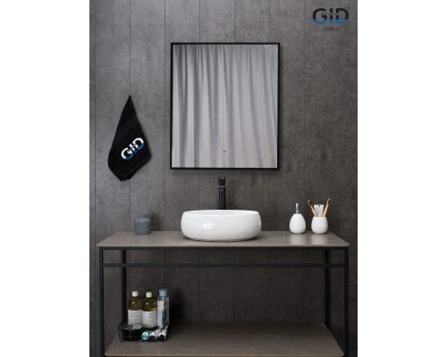 Раковина Gid N9030ds 51235 накладная белая 40x30x13.5