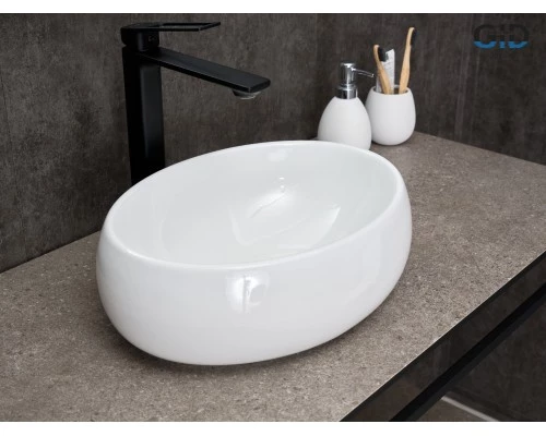 Раковина Gid N9030ds 51235 накладная белая 40x30x13.5