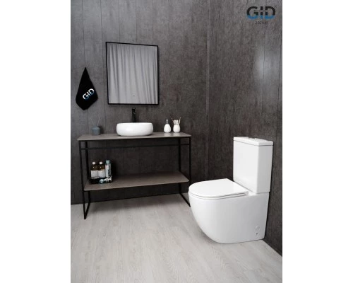 Раковина Gid N9030ds 51235 накладная белая 40x30x13.5