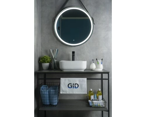 Раковина Gid N9044 51165 накладная белая 38.5x38.5x14