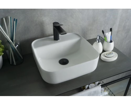 Раковина Gid N9044 51165 накладная белая 38.5x38.5x14