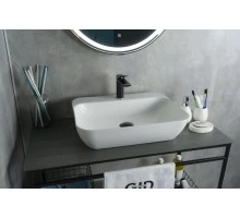 Раковина Gid N9047 51184 накладная белая 55x42x15