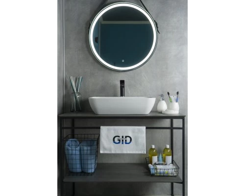 Раковина Gid N9047 51184 накладная белая 55x42x15