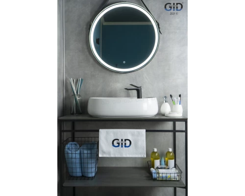 Раковина Gid N9048 51185 накладная белая 59x46x15