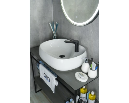 Раковина Gid N9048 51185 накладная белая 59x46x15