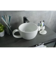 Раковина Gid N9055 51186 накладная белая 40x30x18