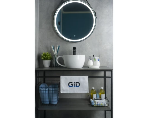 Раковина Gid N9055 51186 накладная белая 40x30x18