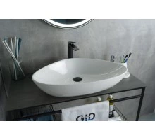 Раковина Gid N9062 51117 накладная белая 66.5x44x15