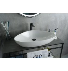 Раковина Gid N9062 51117 накладная белая 66.5x44x15