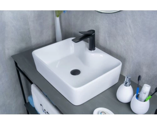 Раковина Gid N9091 51176 накладная белая 48x37x13