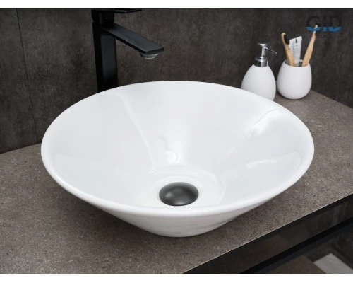 Раковина Gid N9102 51210 накладная белая 42x42x15