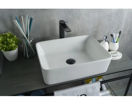 Раковина Gid N9103 51120 накладная белая 48x37x13