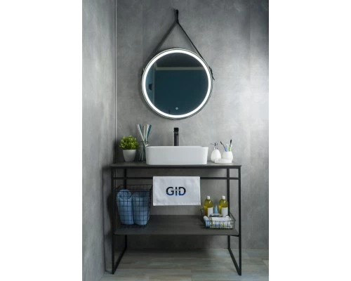 Раковина Gid N9103 51120 накладная белая 48x37x13