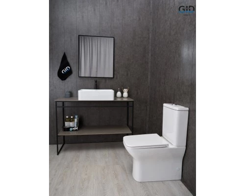 Раковина Gid N9104 51236 накладная белая 52x41x13.5