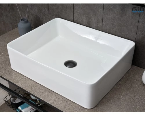 Раковина Gid N9104 51236 накладная белая 52x41x13.5
