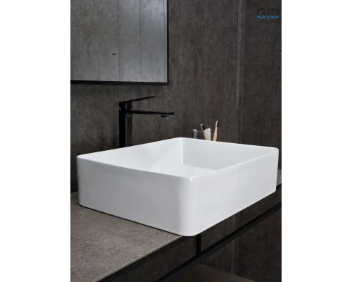 Раковина Gid N9104 51236 накладная белая 52x41x13.5