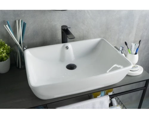 Раковина Gid N9121 51123 накладная белая 59x42x15.5