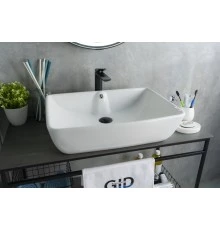 Раковина Gid N9121 51123 накладная белая 59x42x15.5