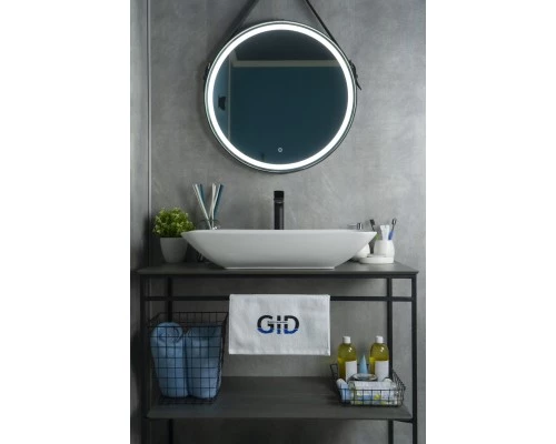 Раковина Gid N9122 51124 накладная белая 71x40x14