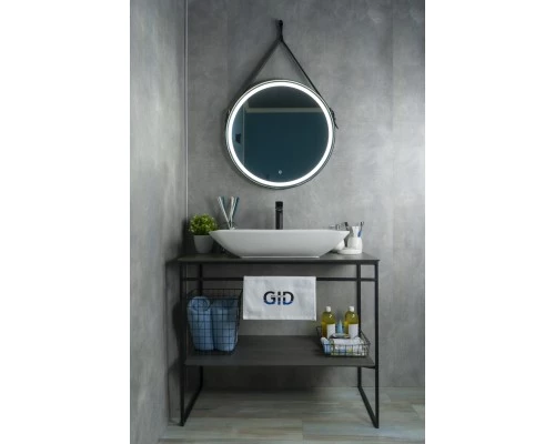 Раковина Gid N9122 51124 накладная белая 71x40x14