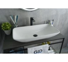 Раковина Gid N9122 51124 накладная белая 71x40x14
