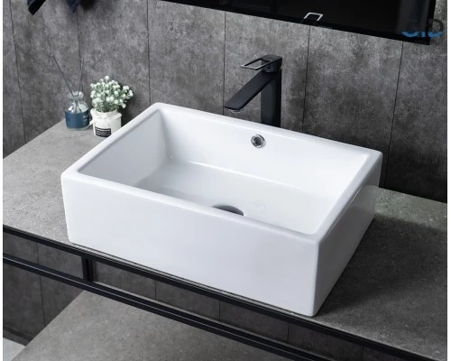 Раковина Gid N9129 51125 накладная белая 51x38x15