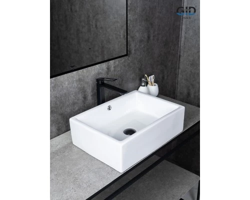 Раковина Gid N9129 51125 накладная белая 51x38x15
