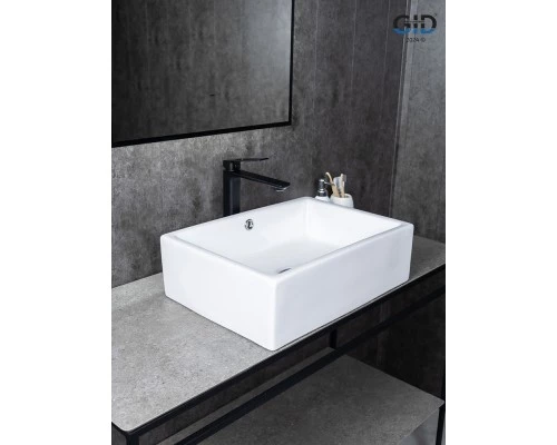 Раковина Gid N9129 51125 накладная белая 51x38x15