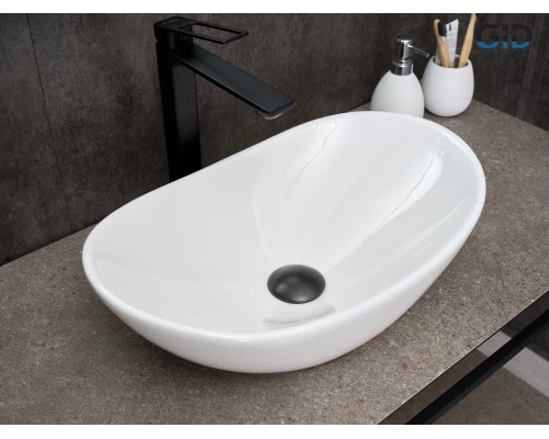 Раковина Gid N9133 51201 накладная белая 48x30.5x14.5