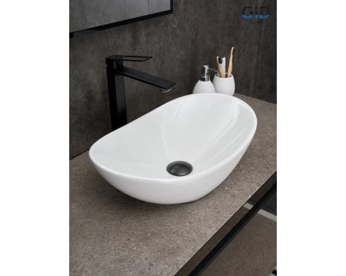 Раковина Gid N9133 51201 накладная белая 48x30.5x14.5