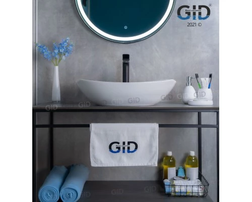 Раковина Gid N9137 51177 накладная белая 56x40x16