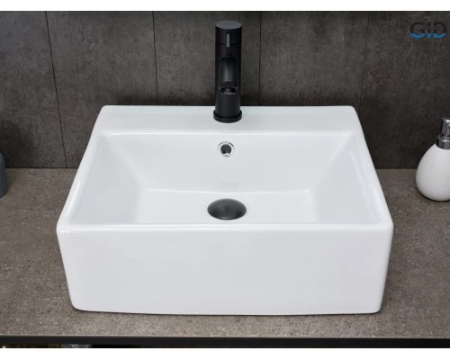 Раковина Gid N9145 51214 накладная белая 45.5x40x15