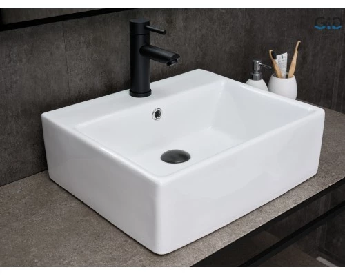 Раковина Gid N9145 51214 накладная белая 45.5x40x15