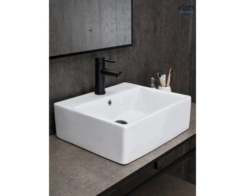 Раковина Gid N9145 51214 накладная белая 45.5x40x15