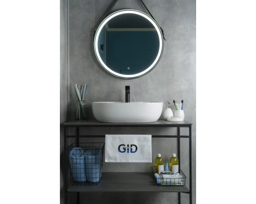 Раковина Gid N9163 51127 накладная белая 59x41x16