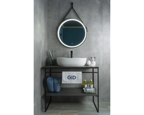 Раковина Gid N9163 51127 накладная белая 59x41x16