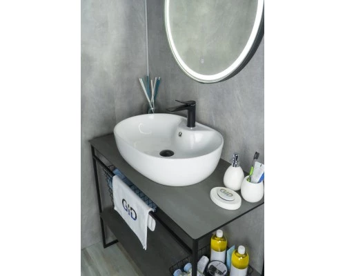 Раковина Gid N9163 51127 накладная белая 59x41x16