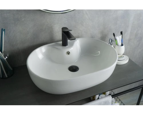 Раковина Gid N9163 51127 накладная белая 59x41x16