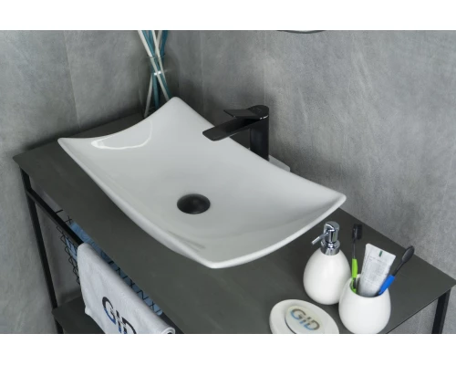 Раковина Gid N9176 51129 накладная белая 56x42x10.5