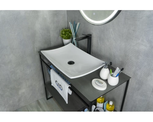 Раковина Gid N9177 51170 накладная белая 60x39x11.5