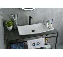 Раковина Gid N9177 51170 накладная белая 60x39x11.5
