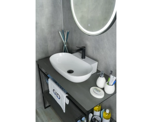 Раковина Gid N9234 51133 накладная белая 56x39x12.5