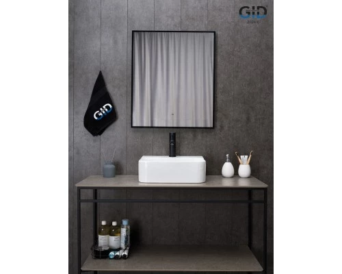 Раковина Gid N9257 51217 накладная белая 43x39x13