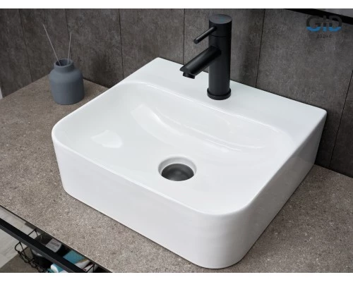 Раковина Gid N9257 51217 накладная белая 43x39x13