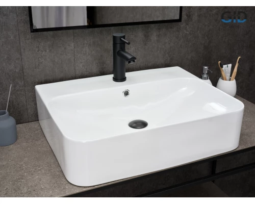 Раковина Gid N9258 51218 накладная белая 60x45x13